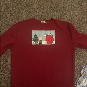Peanuts X Aeropostale Red Sweater